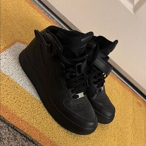 COPY - Nike AF1 Black High-Top Sneakers